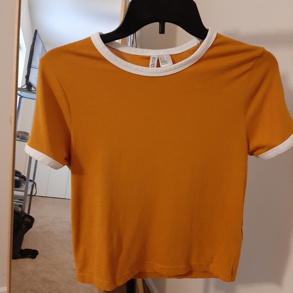 H&M Mustard Tee